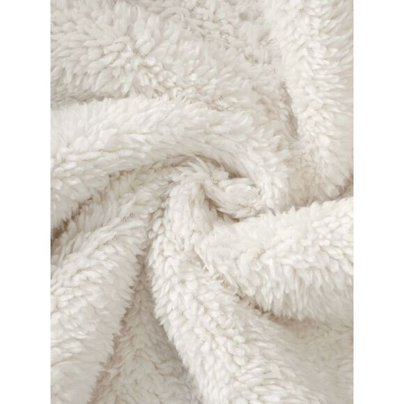 Plus Size Parkas Jackets Faux Fur Lined Anorak Coat with Hood Pink - Picture 5 of 6